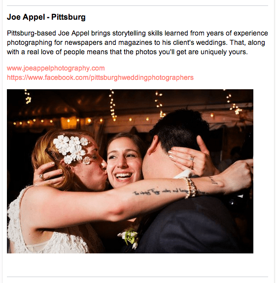 Top 50 US Wedding Photographers