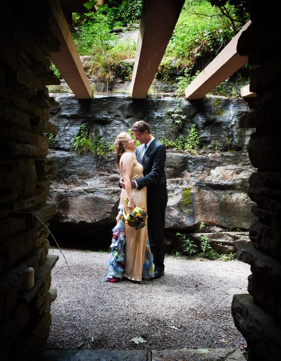 summer outdoor wedding photography at the barn at Fallingwater fallingwater wedding photography